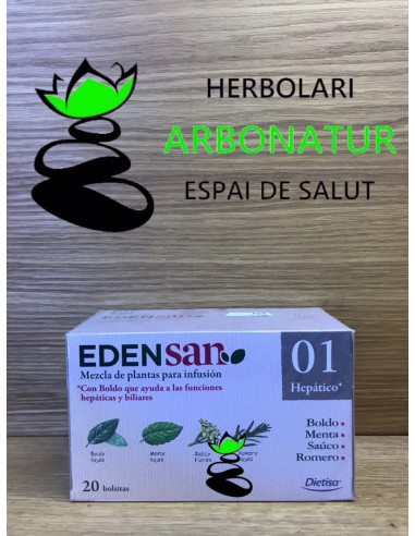 EDENSAN Nº1  INFUSION (HEPÁTICO) 20 Bol. DIETISA