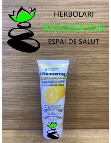 CITROBIOTIC CITRIDENTAL 75 ml. (dentifrico compatible con homeopatia) SANITAS