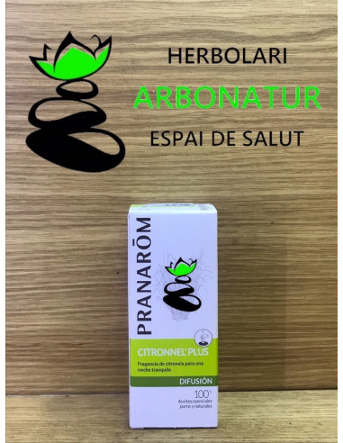 CITRONNEL PLUS MEZCLA DE ACEITES PARA DIFUSOR PRANARÔM 30 ml.