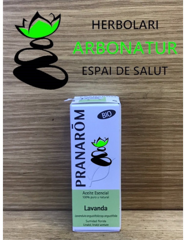 ACEITE ESENCIAL DE LAVANDA BIO 100 % 10ml. PRANAROM