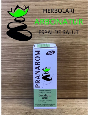 EUCALIPTO AZUL BIO ACEITE ESENCIAL - 10 Ml.  PRANARÔM