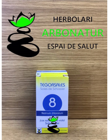 TEGORSAL Nº 8 - SALES DE SCHÜSSLER - NATRIUM CHLORATUM