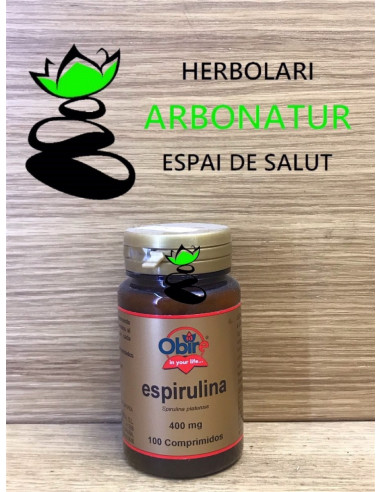 ESPIRULINA 400 Mg. 100 Comp. OBIRE