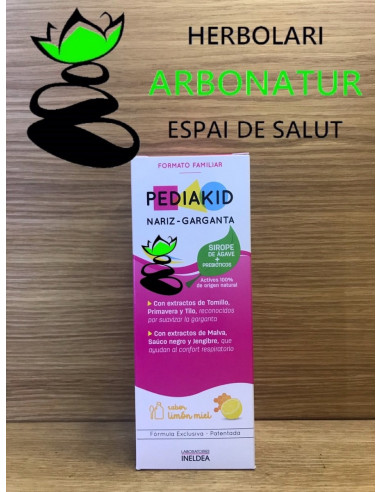 PEDIAKID NARIZ - GARGANTA 250 ML. INELDEA