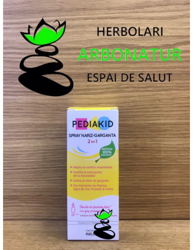 PEDIAKID SPRAY NARIZ - GARGANTA 20 ML. INELDEA