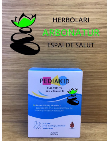 PEDIAKID CALCIO + VITAMINA D 14 sticks INELDEA