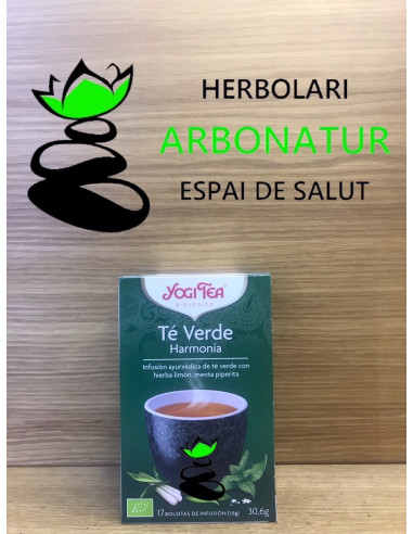 YOGI TEA TÉ VERDE HARMONÍA 17 Bolsitas