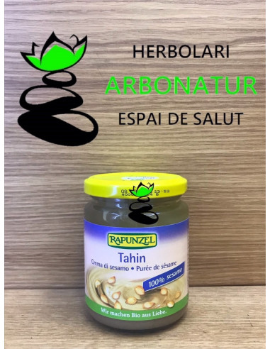 CREMA SESAMO TOSTADO  SIN SAL TAHIN BIO 250 Gr. RAPUNZEL