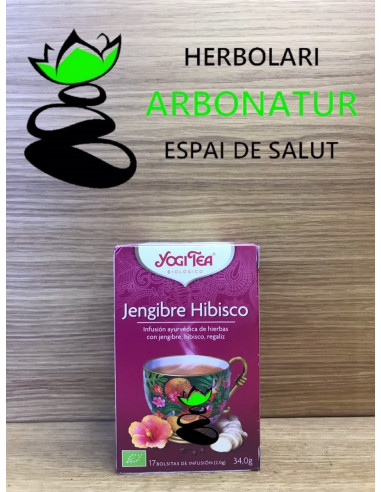 YOGI TEA - JENGIBRE HIBISCO BIO