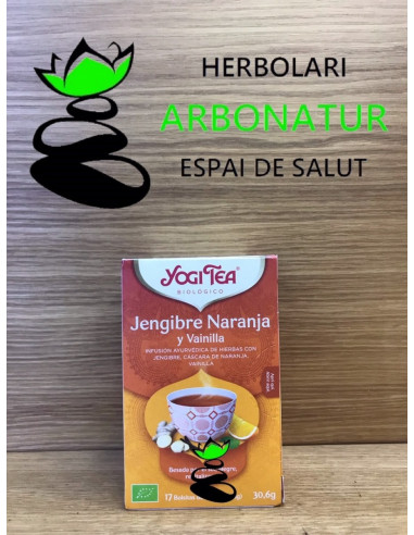 YOGI TEA - JENGIBRE NARANJA Y VAINILLA