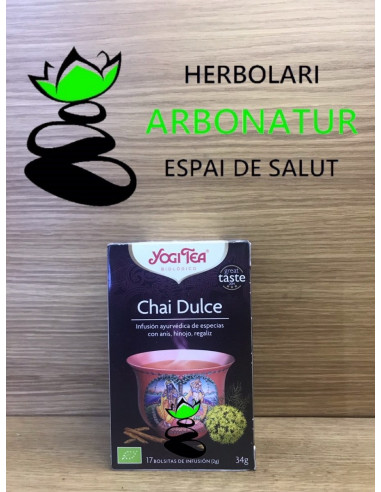 YOGI TEA - CHAI DULCE    17 bolsitas.