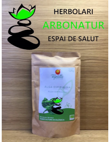 ESPIRULINA EN POLVO ECO 125 Gr. VEGETALIA