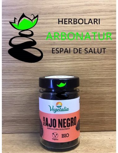 AJO NEGRO PELADO BIO - 200 Gr VEGETALIA