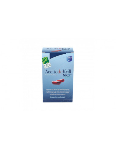 ACEITE DE KRILL NKO 80 Cap. de 500 mg. 100% NATURAL