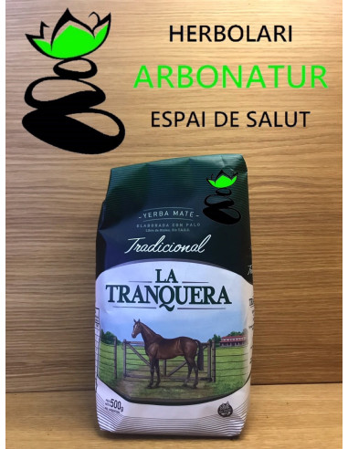 HIERBA MATE CON PALO TRADICIONAL LA TRANQUERA 500 Gr.