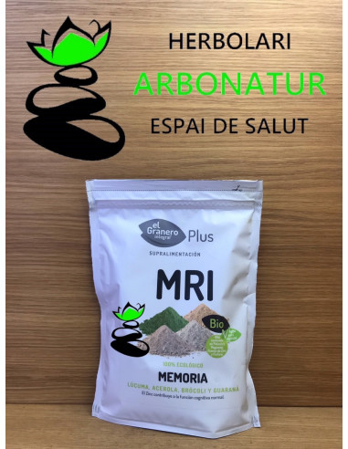 MEMORIA BIO 150 Gr. (lucuma,acerola,brocoli y guarana) EL GRANERO INTEGRAL