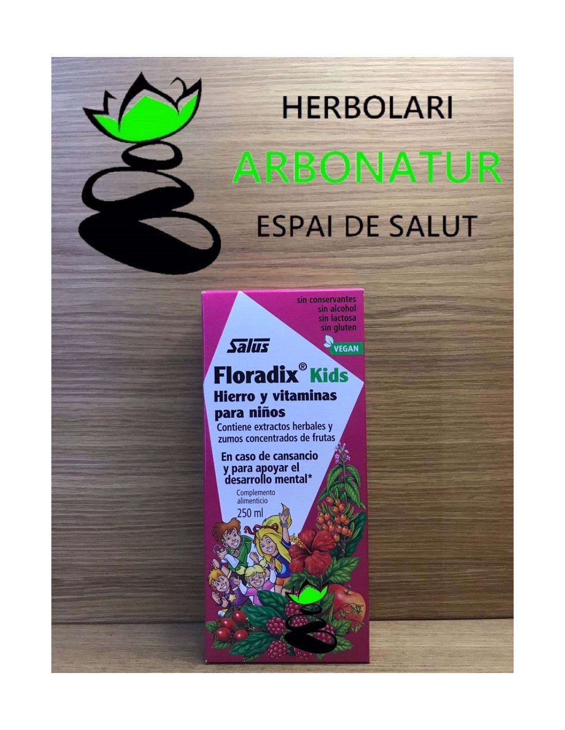 FLORADIX Kids Hierro y Vitaminas Para Niños 250ml