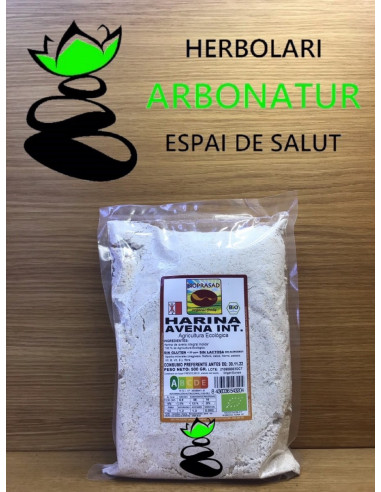 HARINA DE AVENA INTEGRAL ECO - SIN GLUTEN 500 Gr. BIOPRASAD