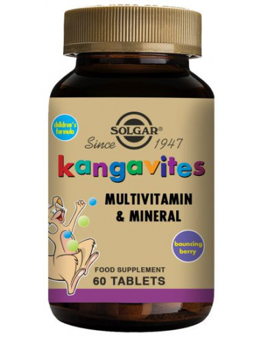 KANGAVITES MULTI (masticable frutas del bosque) 60 Comp. SOLGAR