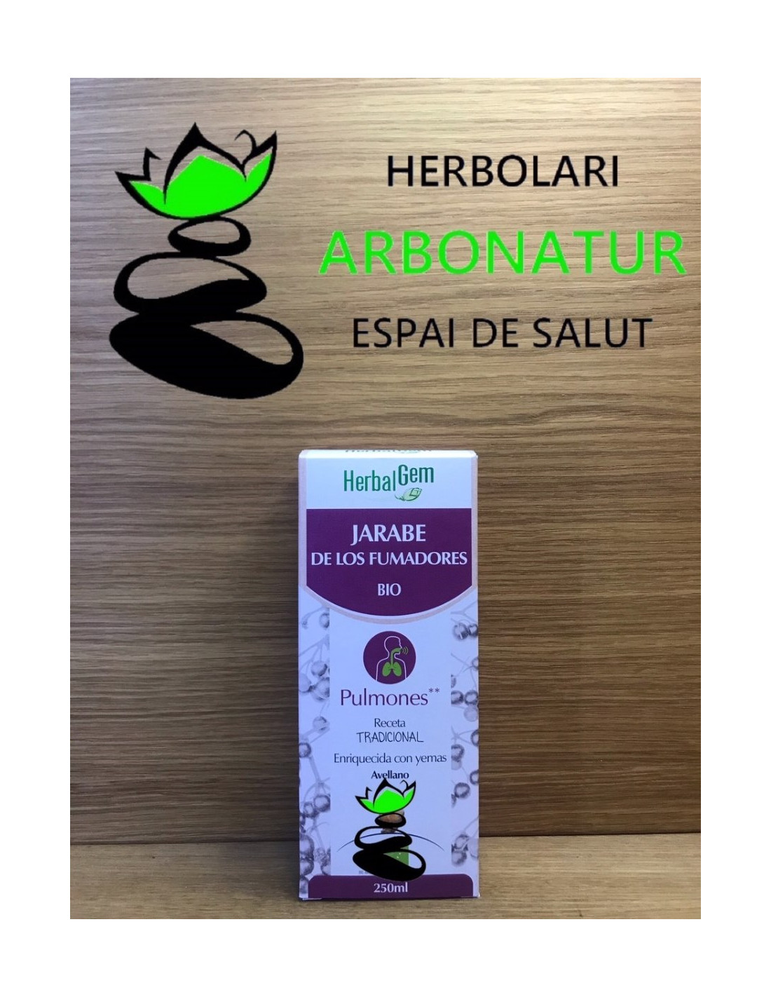 JARABE DE LOS FUMADORES BIO 250 ml. HERBALGEM !Arbonatur