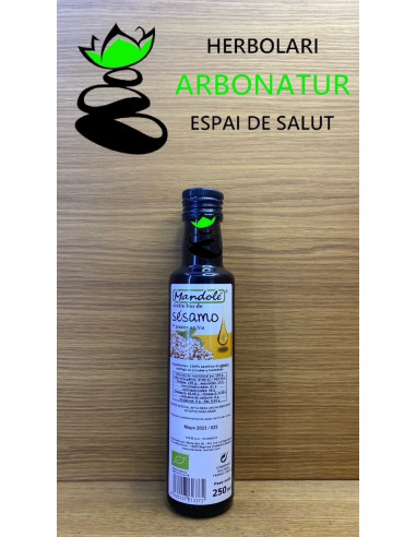 ACEITE SESAMO ECO 250 ml. MANDOLE