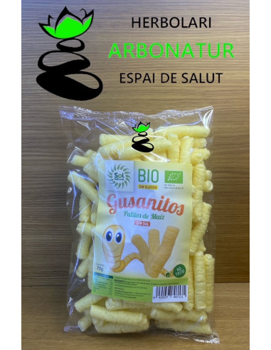 GUSANITOS DE MAIZ GIGANTES BIO 70 Gr. SOL NATURAL