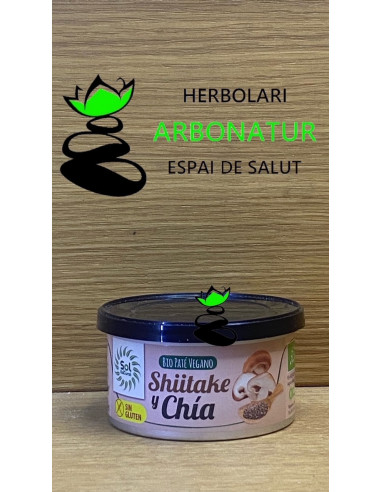 PATE VEGANO SHIITAKE Y CHIA BIO - SIN GLUTEN - SOL NATURAL