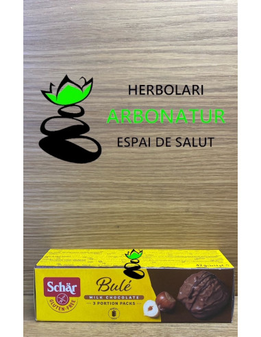 BULE BOMBON DE CHOCO CON AVELLANA SIN GLUTEN 42 Gr. SCHAR