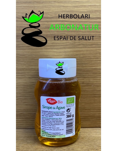 SIROPE DE AGAVE AZUL BIO 360 GR. EL GRANERO INTEGRAL