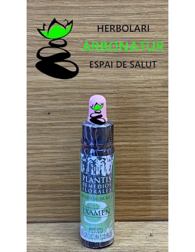 REMEDIO BACH Nº3 EXAMENES 10 ml. PLANTIS ARTESANIA AGRICOLA