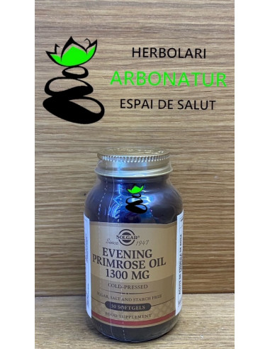 ACEITE DE PRIMULA ROSA 1300 mg. 30 Cap. SOLGAR (aceite de onagra)