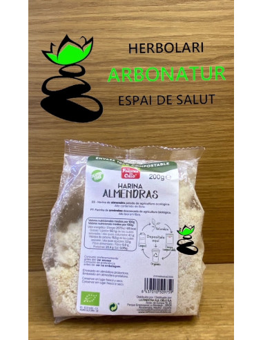 HARINA DE ALMENDRAS ECO 200 Gr. LA FINESTRA AZUL CIELO