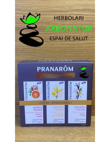 COFRE AROMATERAPIA EMOCIONES 3 SINERGIAS PRANAROM