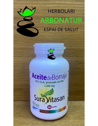 ACEITE DE BORRAJA 1200 Mg. 90 Cap. SURAVITASAN