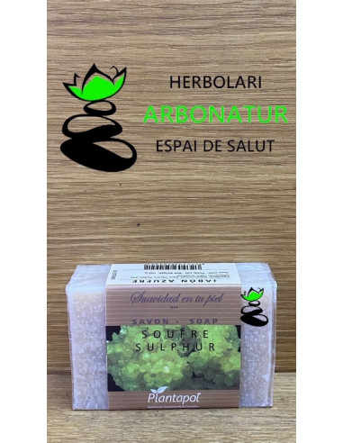 JABON SOLIDO  DE AZUFRE - 100 Gr.  PLANTAPOL