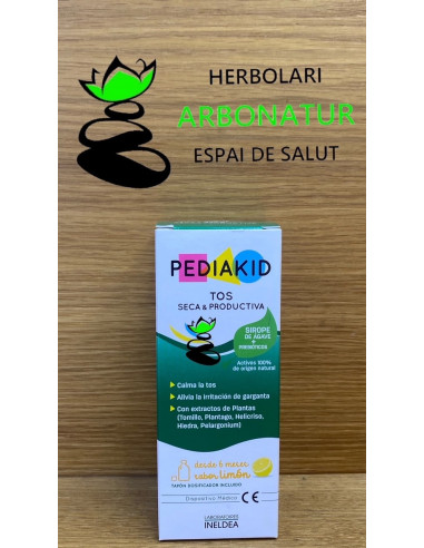 JARABE PEDIAKID TOS SECA Y PRODUCTIVA 125 ml. INELDEA