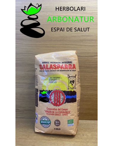 ARROZ REDONDO INTEGRAL ECO 1 Kg. CALASPARRA