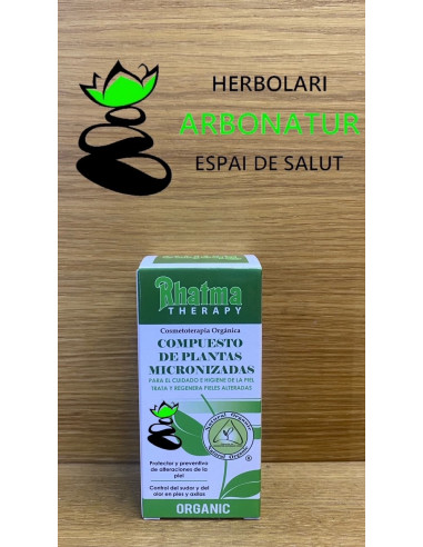 COMPUESTO DE PLANTAS MICRONIZADAS HIGIENE DE LOS PIES RHATMA 75 Gr.