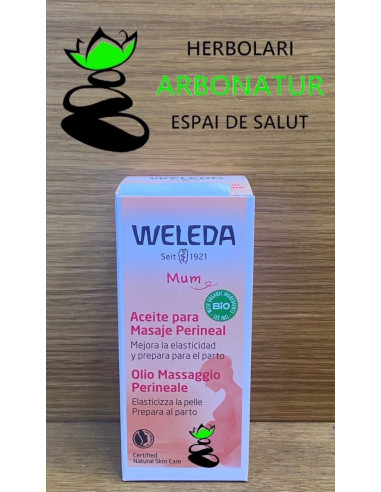 ACEITE MASAJE PRENATAL PERINEAL BIO 50 ml. WELEDA