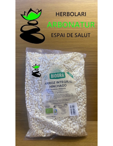 ARROZ INTEGRAL HINCHADO ECO 125 Gr BIOGRA