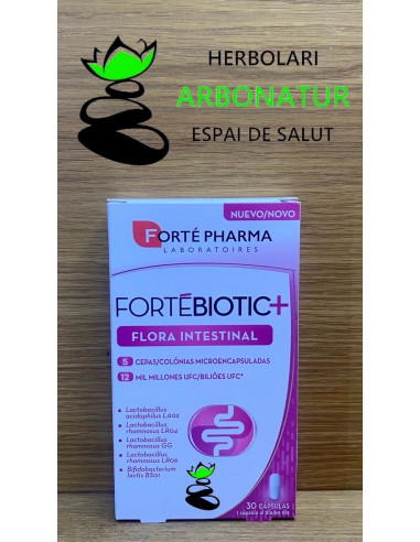 FORTEBIOTIC + FLORA INTESTINAL 30 Cap. FORTE PHARMA