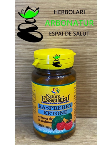 CETONA DE FRAMBUESAS 300 mg. 60 CAP. NATURE ESSENTIAL