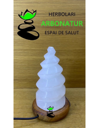 LAMPARA SELENITA USB ESPIRAL