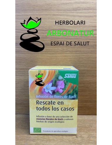 INFUSION ECO FLORES DE BACH RESCATE 15 sobres SALUS