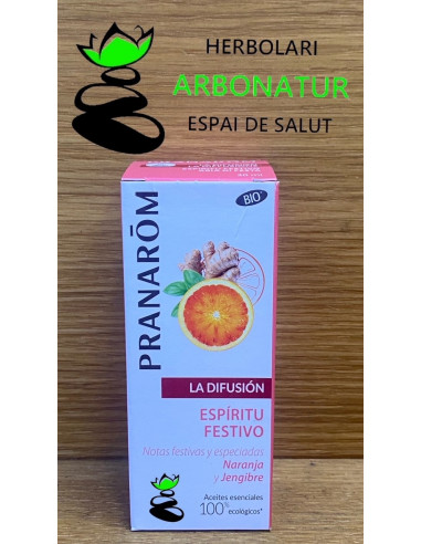 ESPIRITU FESTIVO MEZCLA PARA DIFUSION BIO 30 ml. PRANAROM