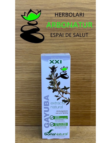 EXT. GAYUBA XXl 50 ml. s/al. SORIA NATURAL