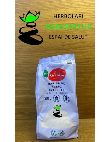 HARINA DE ARROZ INTEGRAL ECO 500 Gr. EL GRANERO INTEGRAL