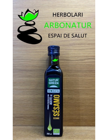 ACEITE DE SESAMO ECO 250ml. (1ªpresion en frio) NATUR GREEN