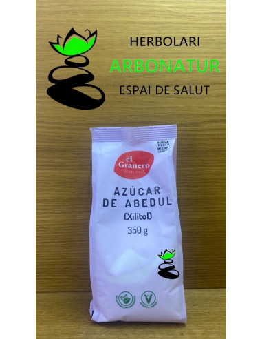 AZUCAR DE ABEDUL ( XILITOL ) 350 Gr. EL GRANERO INTEGRAL