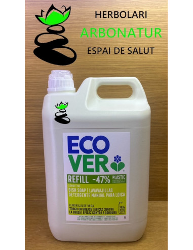 LAVABAJILAS DESENGRASANTE  LIMON  ECO 5 Ltr. ECOVER